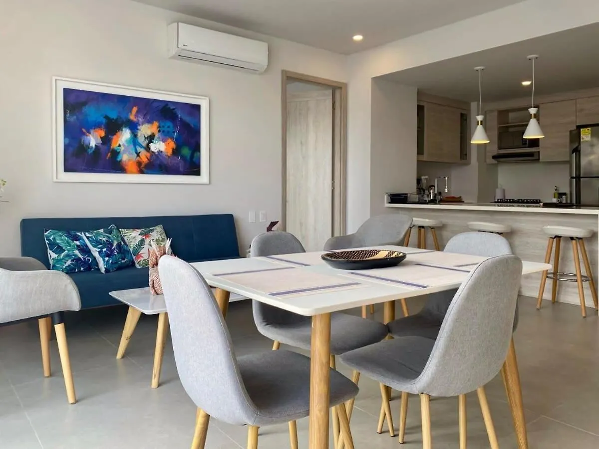 Cozy 2Br With Impressive Balcony In Cartagena Apartamento