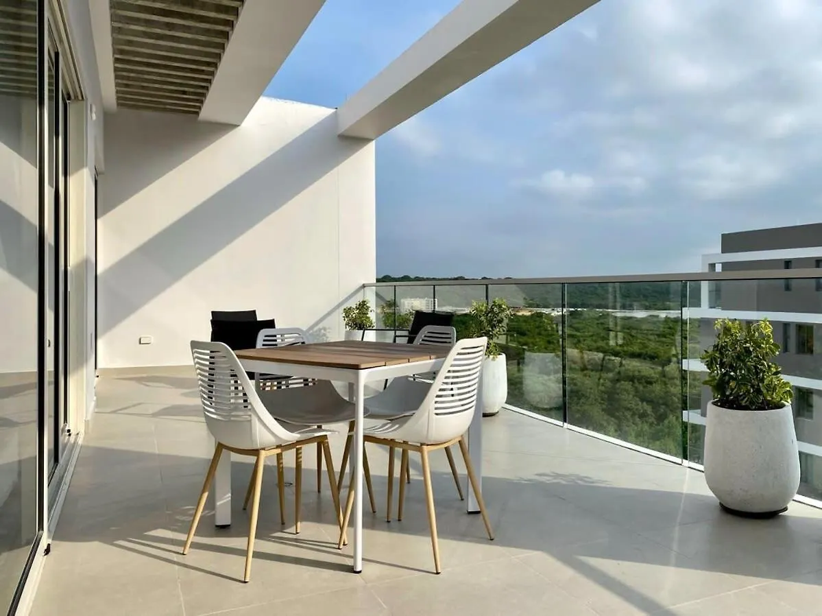 Cozy 2Br With Impressive Balcony In Cartagena Apartamento 0*,